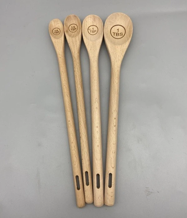 Wooden Handle Measuring Spoons Wooden Handle Measuring Spoons